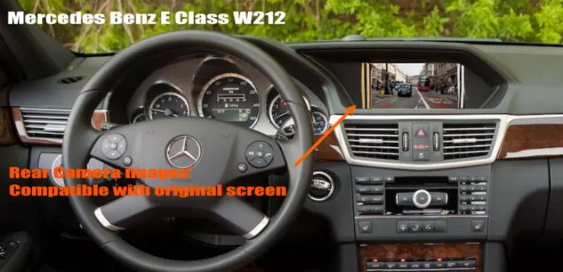 ЖК-монитор для Mercedes Benz C Class W204 E Class W212 W207 C207 HD CCD камера заднего вида