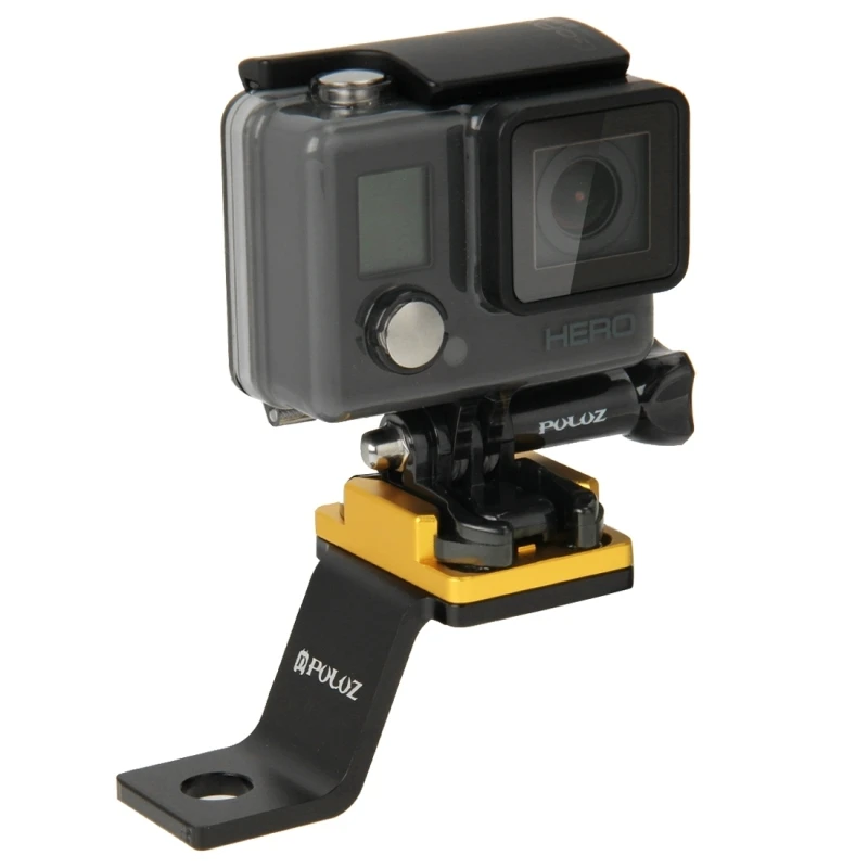 PULUZ для Go Pro Hero 5 мотоцикл горный велосипед Зеркало заднего вида металла с фиксированным кронштейном для мотоцикла для Gopro Hero5 Камера аксессуары