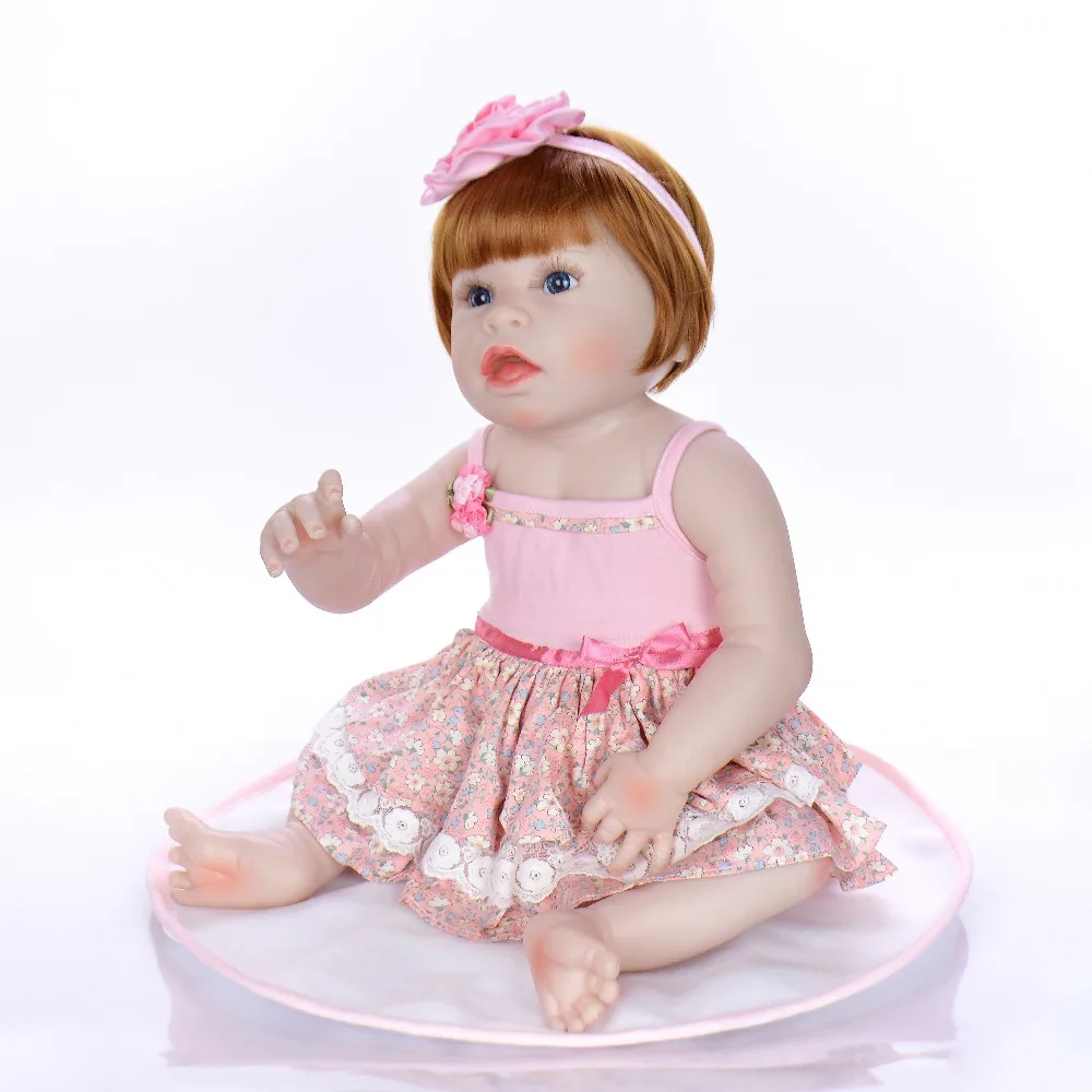 Силиконовые куклы reborn baby Реалистичная гладкая виниловая кожа bebes младенцы ручная