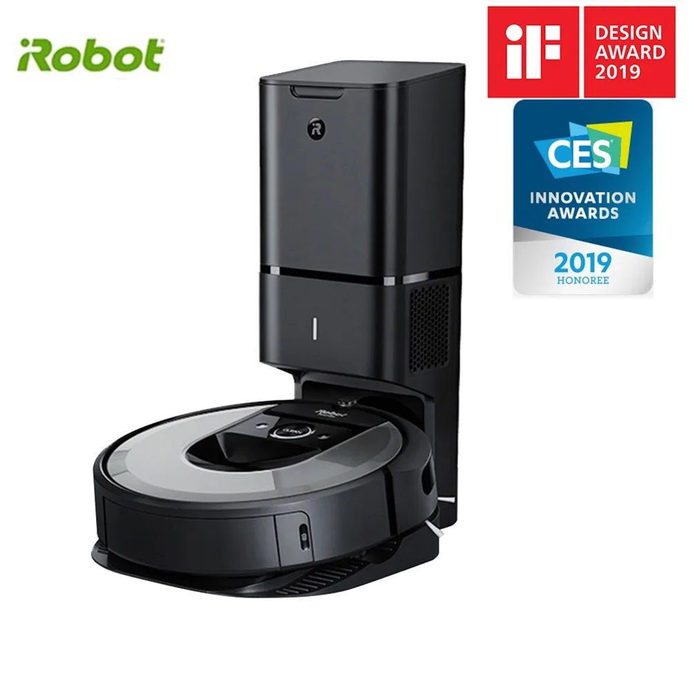 

IRobot Roomba I7 Plus Robot Vacuum Cleaner with Automatic Dirt Disposal Imprint Smart Mapping Automatic Recharge Smart Control