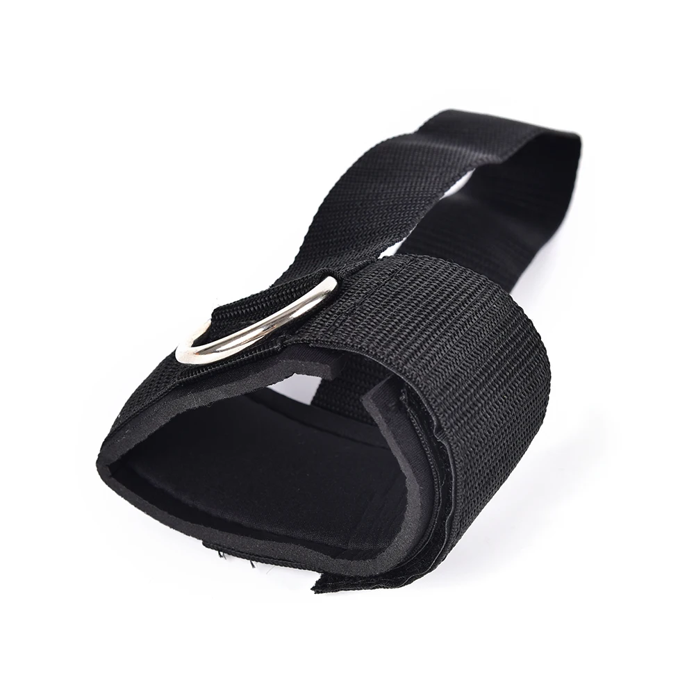 40*5cm Attachment Thigh Leg Pulley Strap Black Ankle Strap Belt Gym