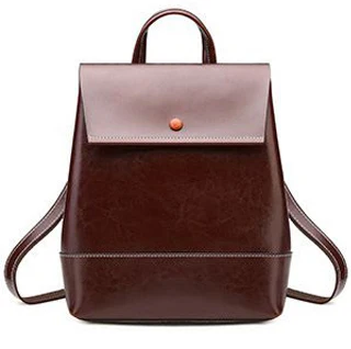 dark brown Многофункциональный женский рюкзак; рюкзак дорожные сумки и рюкзаки сумка через плечо Reizen TORBA damска - Цвет: dark brown