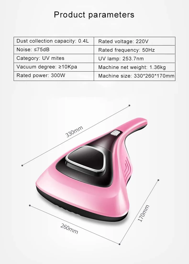 JIQI бытовые ручные УФ бактерицидные Пылесосы кровать клещей для удаления стерилизации клещей контроллер пылеуловитель ЕС и США