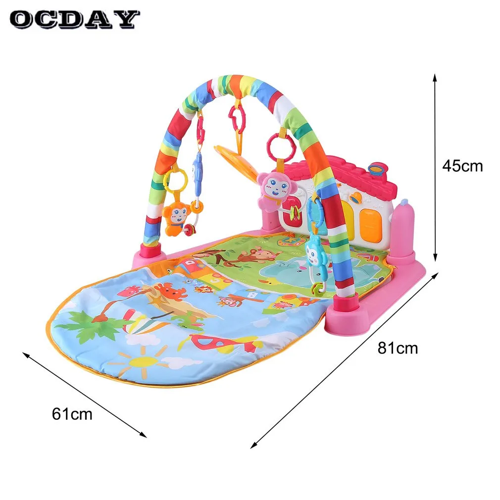 Tapetes de Jogo desenvolver ocday 3 em 1 Tipo Pacote Includes : 1 x Baby Foot Piano Music Play Mat