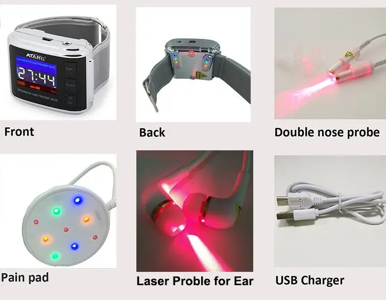ATANG спецодежда медицинская оборудования 4 цвета лазерной медицинские часы облегчение боли хронической боли ход внезапная смерть