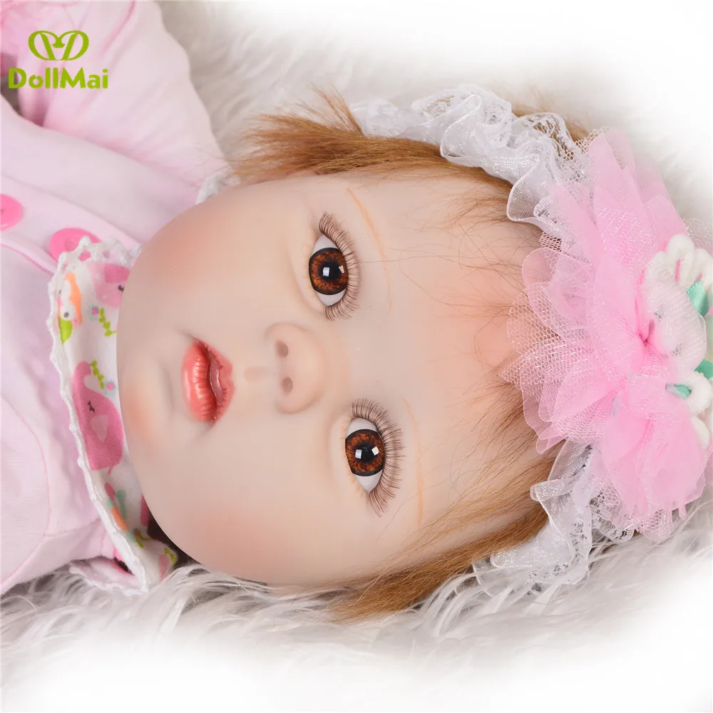 Bebes возрожденная менина 57 см куклы для маленьких девочек полностью силиконовые виниловые Детские куклы reborn bebes boneca Brinquedos детские подарочные игрушки на день