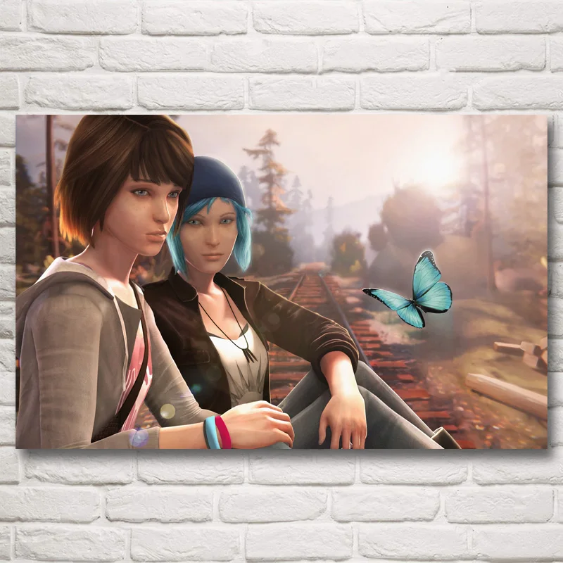 Life Is Strange Chloe Price Max Caulfield Videogiochi Poster E Stampe Soggiorno Immagini Wall Art Silk Painting Home Decor