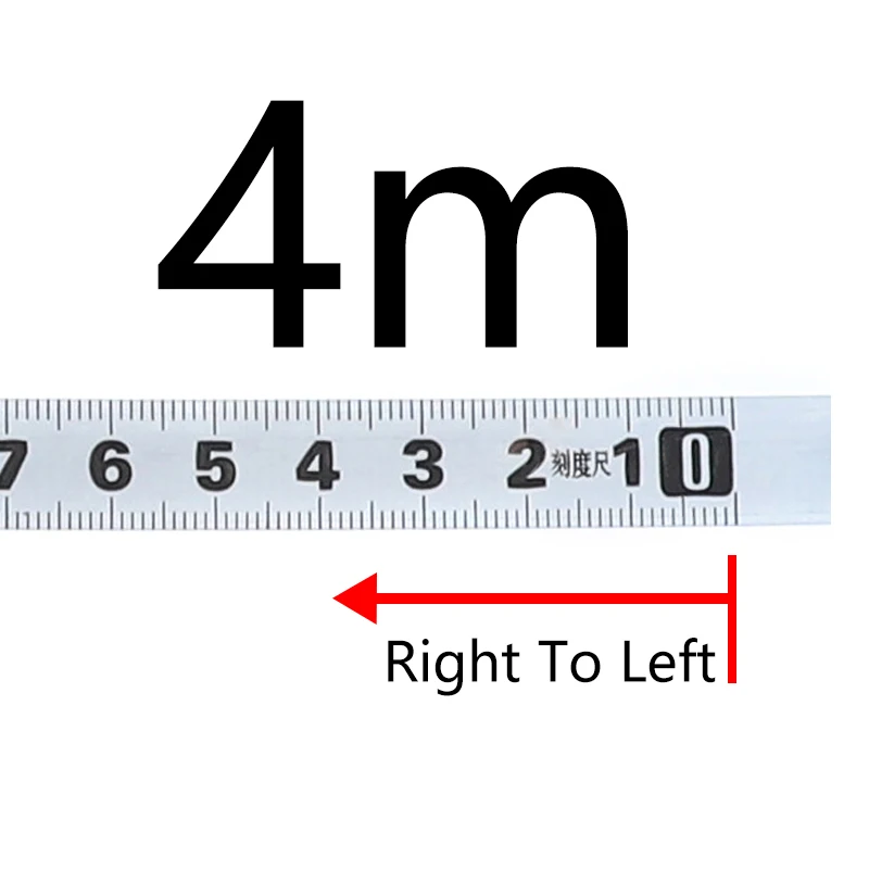 Метрическая рулетка 0," сталь самоклеющаяся шкала линейка лента 1-5 м для фрезерного станка Настольная пила Т-образная дорожка Деревообрабатывающие инструменты - Цвет: SS-4M-F