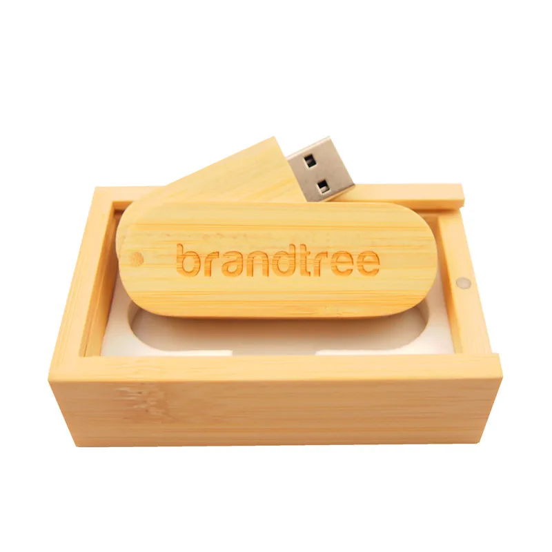 10 шт./партия, Пользовательский логотип, деревянная USB 2,0 флэш-накопитель, 4 ГБ, 8 ГБ, 16 ГБ, флешка, 32 ГБ, персональный u-диск, фотография, подарок - Цвет: Bamboo with box