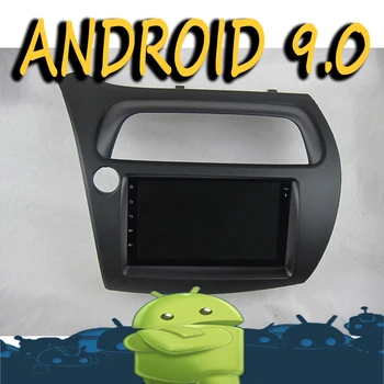 

Android 9.0 radio tape recorder 8-core car multimedia GPS Navigation for HONDA CIVIC LHD full touch video player + frame