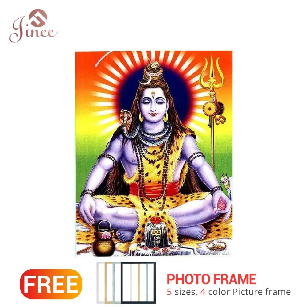 

Shiva 3D Full Square Diamond painting Round Mahesh Mosaic Diamond Embroidery Sale Home Decoration Rhinestones Religion Pictures