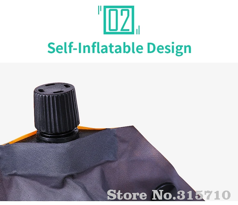 Livre de Auto inflável Almofada de Dormir com Travesseiro Barraca de Camping Pessoa ao ar Trackman Única Viagem Mat Mat Moisture proof 3 Cores 5 Esporte e Lazer