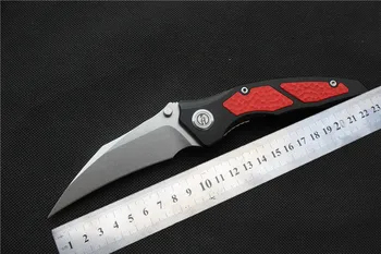 

High quality,Maxace Red/Yellow/Blue Queen folding Knife, Aluminum,G-10 Inlay (Stonewash),Outdoor camping hunting hand tools