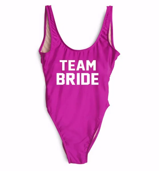 team bride bathing suit