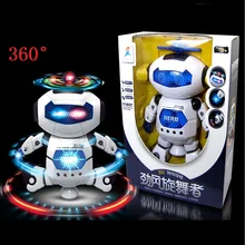 HOT Smart Space Dance Robot Electronic Walking Toys With Music Light Gift For Kids Astronaut Toy