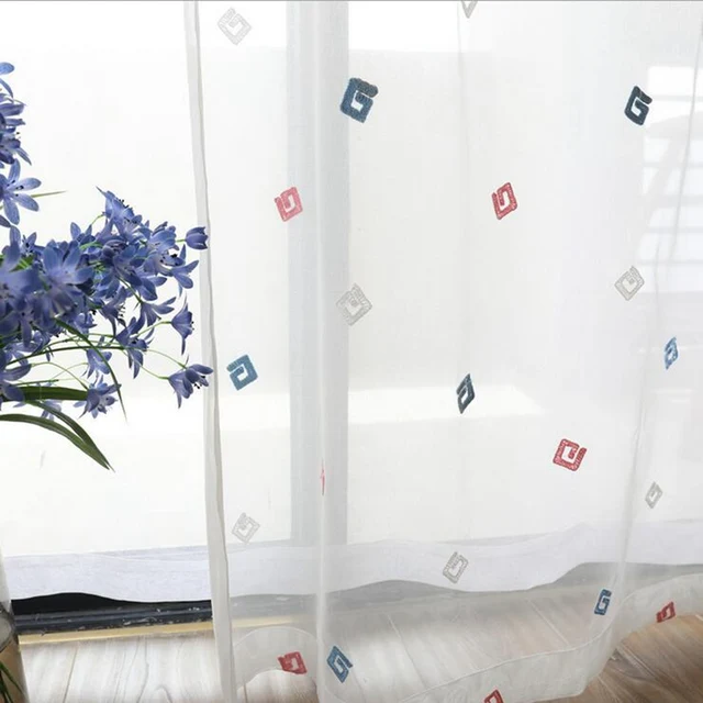 Wit Sheer Tule Gordijnen voor Kids \'Slaapkamer Jongen meisje Room ... Wit Sheer Tule Gordijnen voor Kids \'Slaapkamer Jongen meisje Room ...