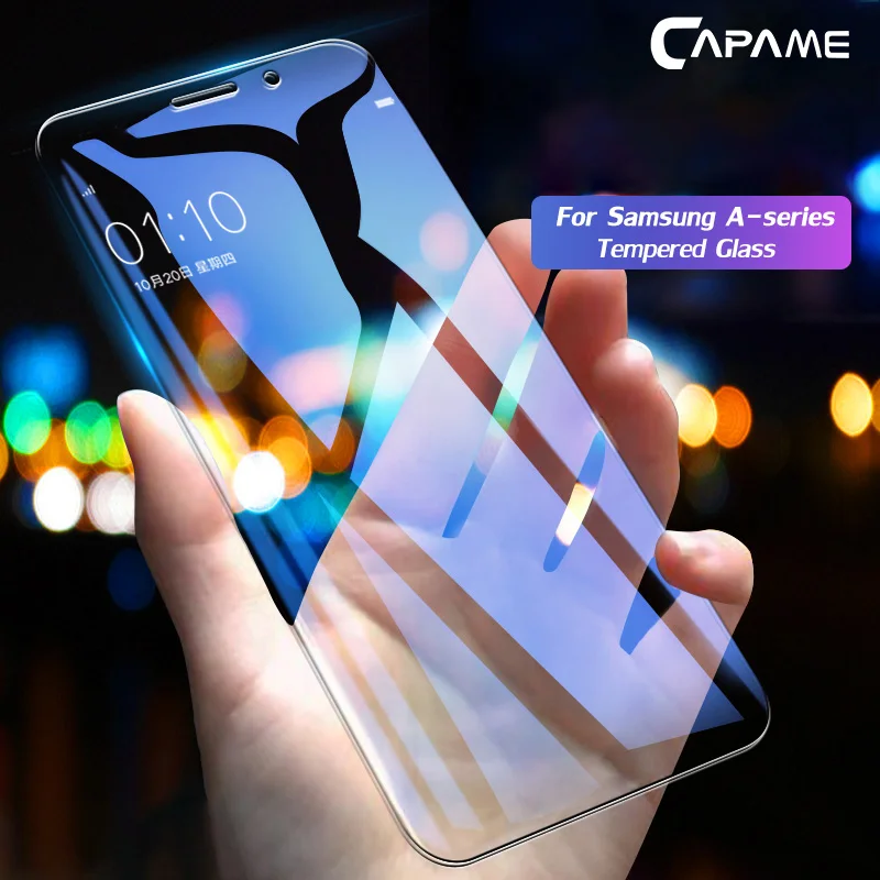 Защитное стекло CAPAME для Samsung Galaxy A7 2018 A5 2017 A3 2016 A6 Plus экрана | Мобильные телефоны и