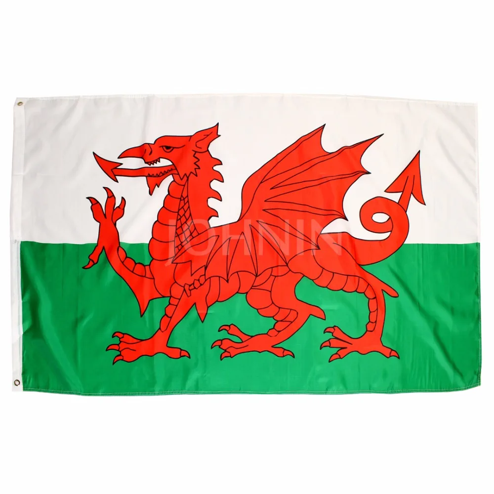 Висячие 90*150 см красный дракон Уэльс Cymru флаг для украшения