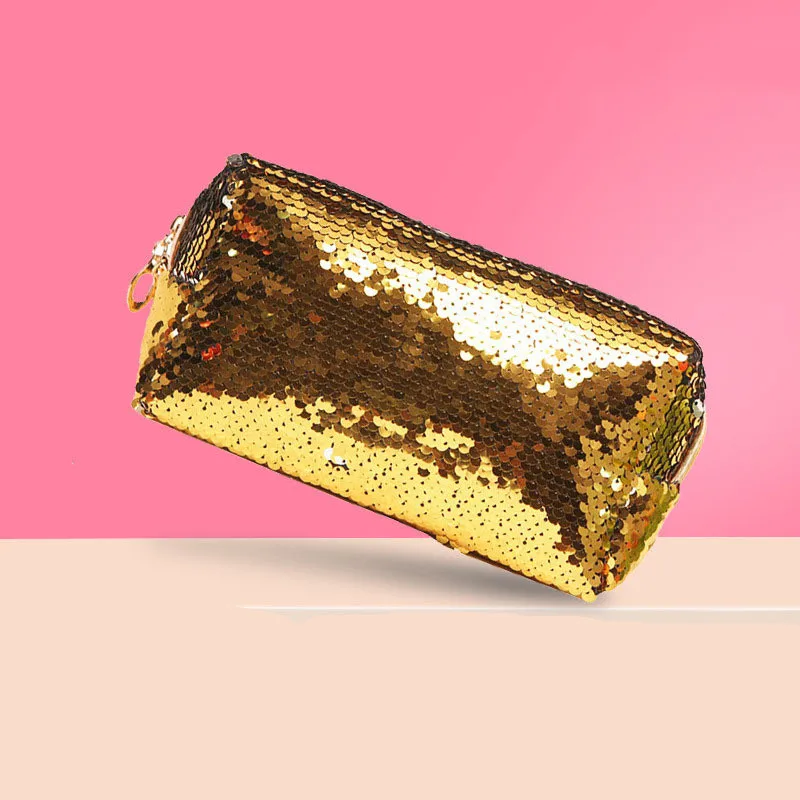 

Fashion Sequin Cosmetic Bag kosmetyczka necessaire feminina travel organizer beauty case makeup bag for women