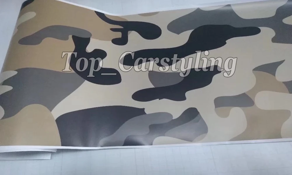 40- black gray Camouflage  Camo vinyl wrap car sticker 3M Avery Arlon Vinyl (4)