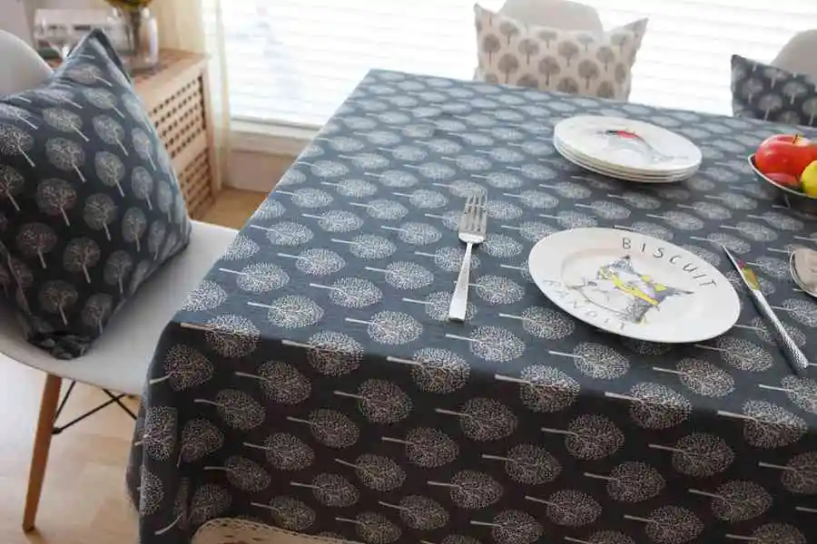 Multi Functional Cotton Line Lace Table Cloth 17