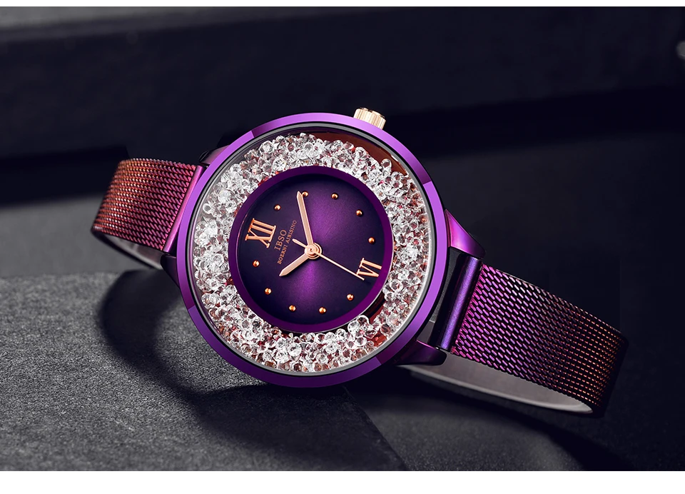 IBSO Brand Women Fashion Watch 2018 Mesh Strap Watch Female Watch 08