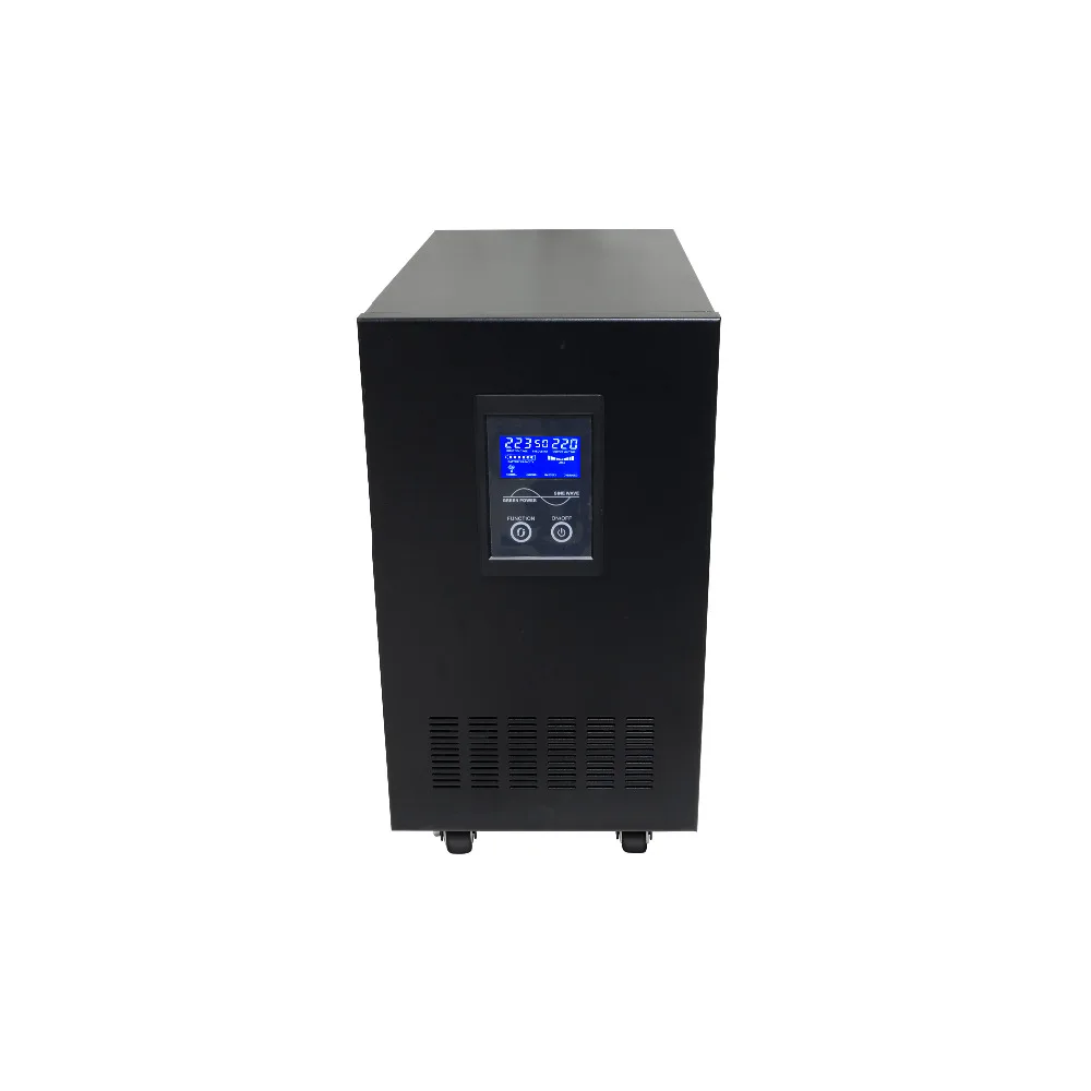 8000VA 8KVA 6400W Industrial Level Pure Sine Wave Line Interactive UPS DC96V to AC220V LCD display
8000VA 8KVA 6400W Industrial Level Pure Sine Wave Line Interactive UPS DC96V to AC220V LCD display