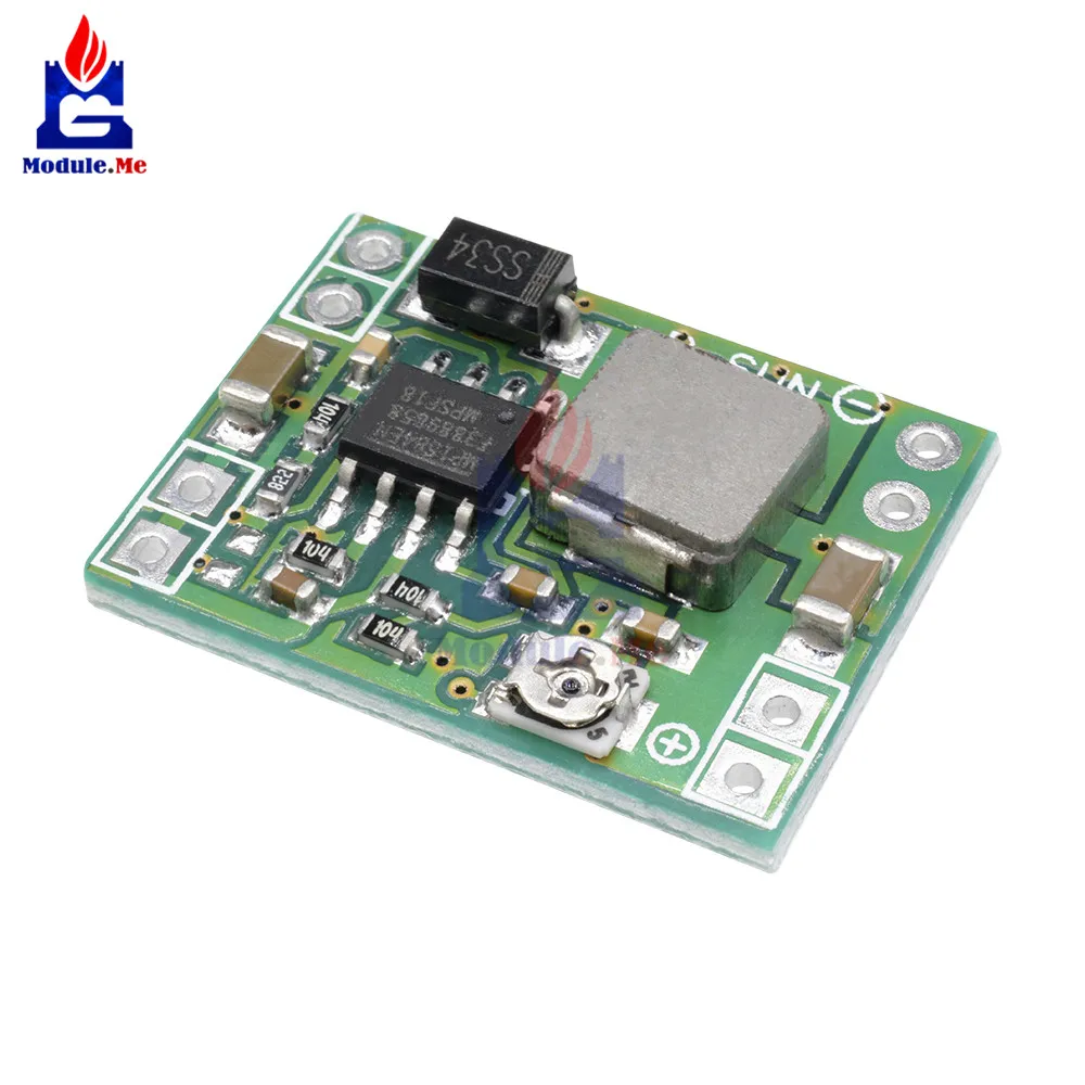 Понижающий мини преобразователь Регулируемый Модуль питания для Arduino LM2596 3 А от 4 5