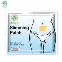 KONGDY Nueva Adelgaza Ombligo Palillo Remiendo Delgado 10 unids/bolsa Pérdida de Peso Quemar Grasa Patch Detox Adhesivo Pasta de Ingredientes Naturales