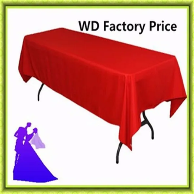 Marious Brand China table cloth rectangle wedding table cloth cheap for
