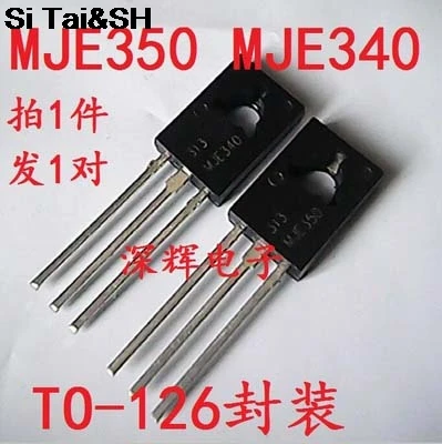 

Free shipping 10pcs/lot MJE340 MJE350 KSE350 KSE340 PNP TO-126F new original