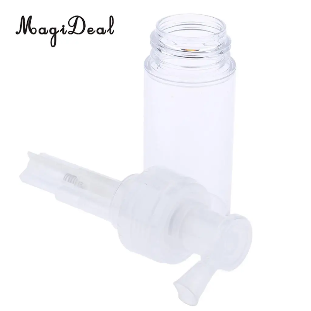 Kesoto Empty Refillable Powder Spray Bottle 110ml with Salon Neck hair Cut Duster Cleansing Brush Face Dirt Sweep Tool Set