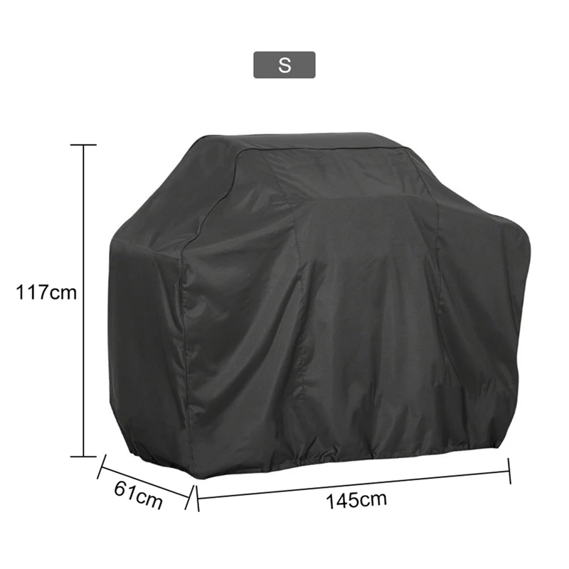 Grill Cover BBQ Cover Protection Dust-proof Waterproof Cloth Cover Square Barbecue Supplies For Outdoor BBQ Accessories