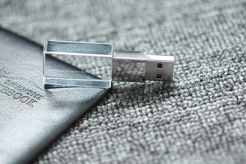 Кристальные usb палочки 3d печать пользовательский логотип 4GB 16GGB usb флэш-накопитель 32GB 64GB прозрачное стекло(более 10 шт бесплатный логотип