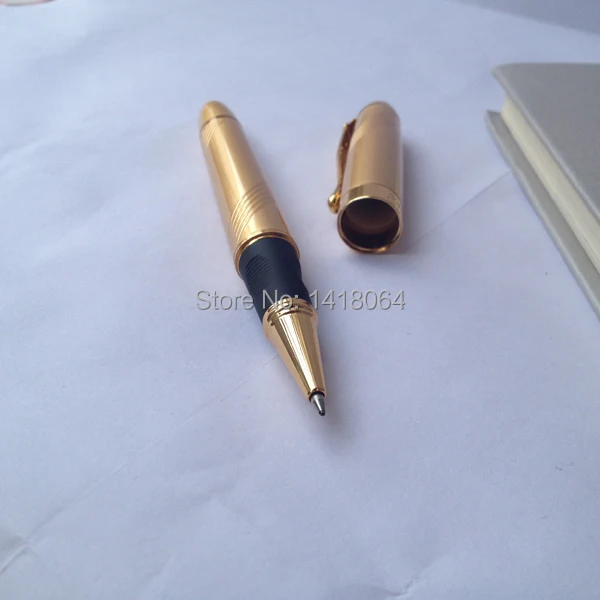 

HOT Golden color metal pen 50g/pc 30th birthday gifts good quality unique Gift for teacher and tutor with free shipping