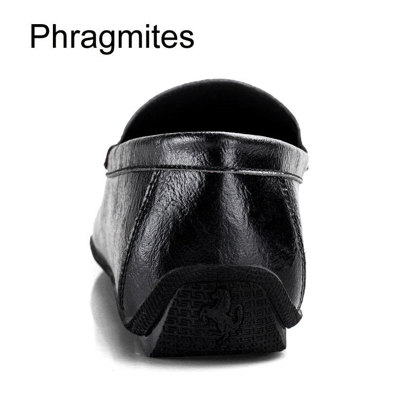 Phragmites Handsome Rivet Men Shoes Soft Anti-slip Drive Shoes Slip On Leather Loafers Big Size Moccasin Gommino Chaussure Homme Phragmites Handsome Rivet Men Shoes Soft Anti-slip Drive Shoes Slip On Leather Loafers Big Size Moccasin Gommino Chaussure Homme