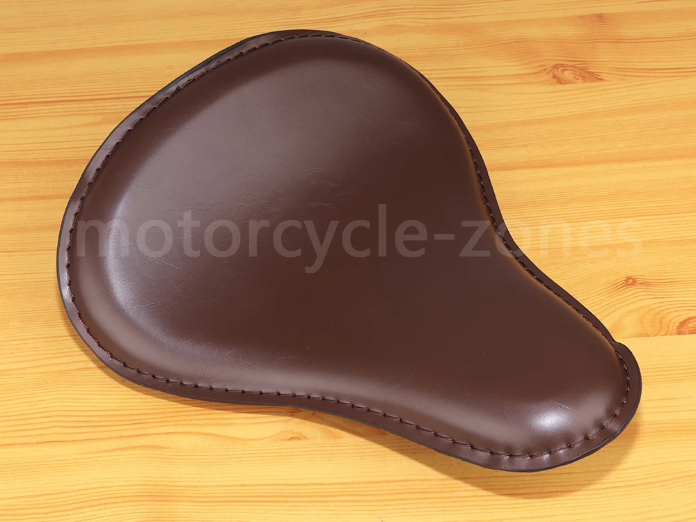 

Motorcycle Leather Solo Slim Seat Large for Honda Harley Sportster Dyna Fat Bob FXDF Bobber Chopper Custom