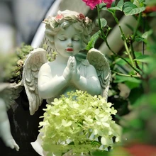 Американские ретро молитвенные Ангел свадебные украшения дарят подарки садовые полимерные скульптура с орнаментов украшения гостиной