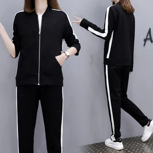 

Large Size 5xl 2 Piece Set Women Casual Tracksuit Year-old Female Costume Conjunto Feminino Ensemble Femme Deux Pieces Ukraine