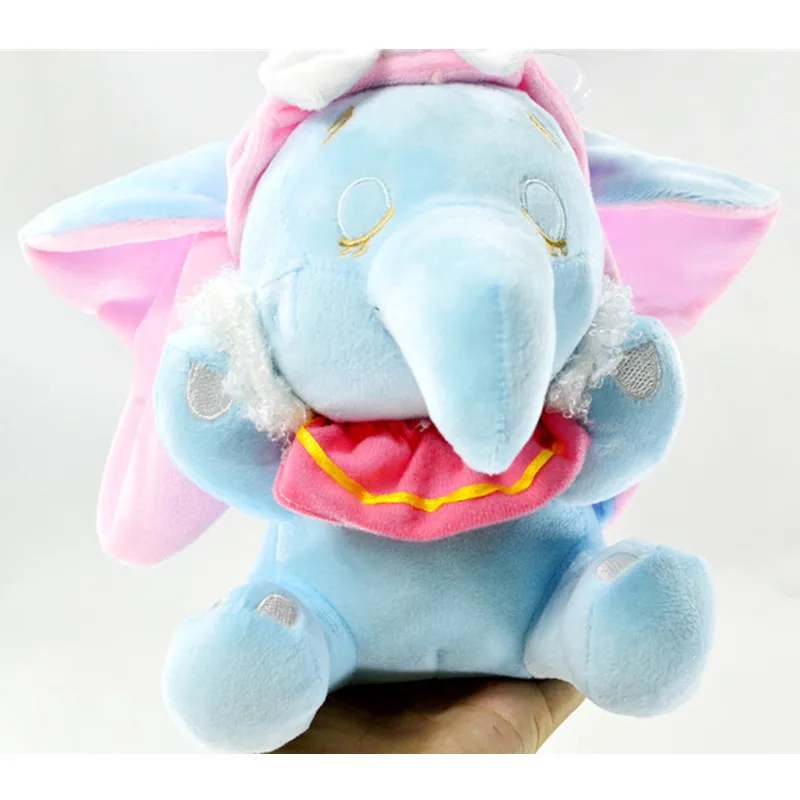 25cm Dumbo Cute Big Ear Elephant Plush Stuffed Toys Anime Dolls With Sucker Christmas Gits Baby Toys  (9)