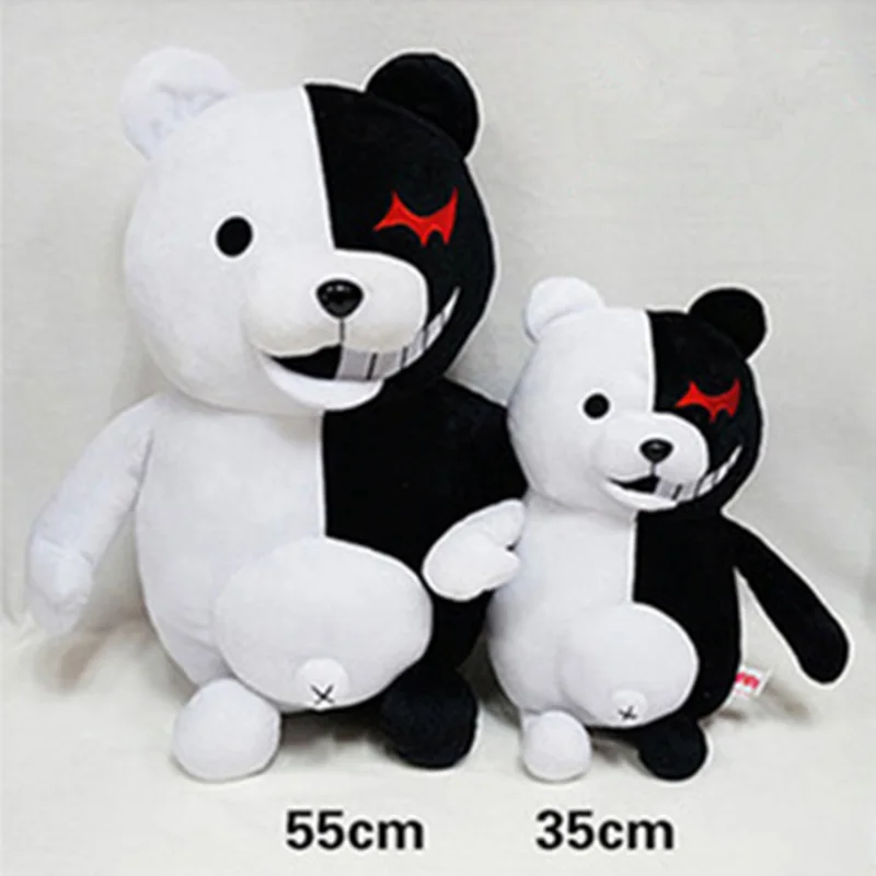 2018 Новинка 25 55 см аниме Dangan Ronpa Monokuma кукла плюшевые игрушки черный белый медведь