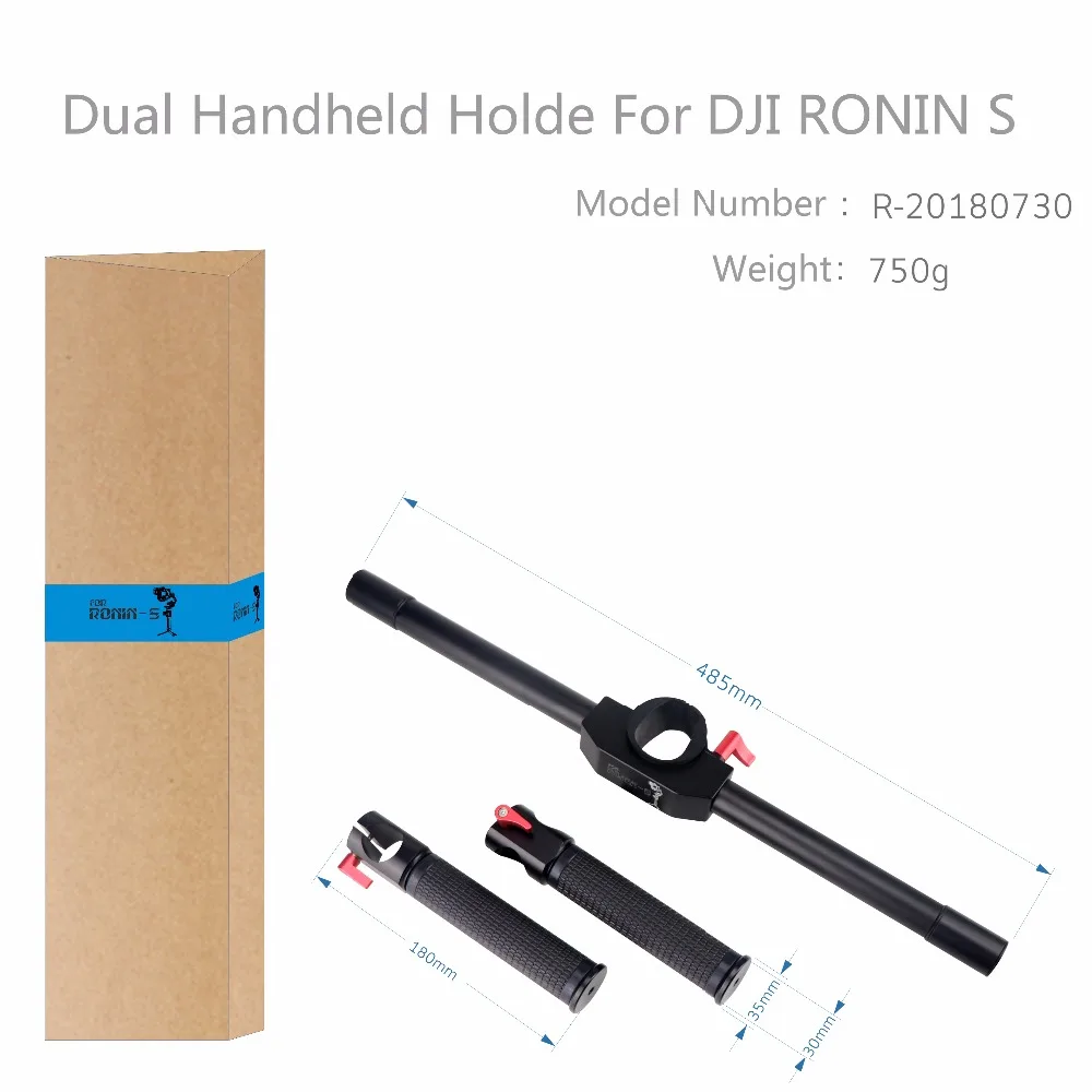 

For DJI RONIN S Dual Handheld Holder Extended Handle Gimbal for DJI RONINS Accessories Gimbal Stabilizer Mount