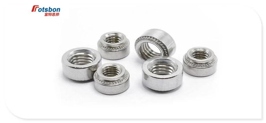 

2000pcs S-M4-0/S-M4-1/S-M4-2 Self-clinching Nuts Zinc Plated Carbon Steel Press In Nuts PEM Standard Factory Wholesales