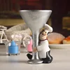 Cute Cook Statue Candle Holder Ornamental Chef Candlestick Craft Ornament Accessories for Home, Cafe, Club and Restaurant Decor ► Photo 2/5