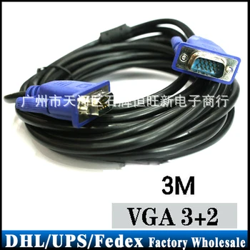 

200Pcs/Lot 3m Computer Monitor Cable Cable Monitor Cable VGA3+2