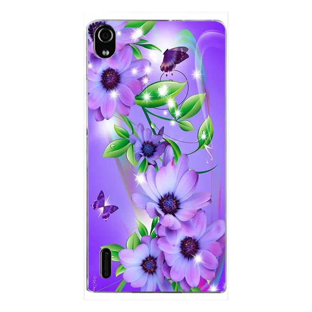 Для huawei Ascend P7 P7-L10 P7-L00 чехол для телефона huawei Ascend P 7 чехол с принтом для huawei Ascend P7-L05 чехол для P7-L11 - Цвет: L167