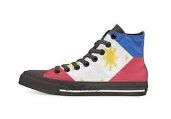 Филиппины Повседневная Высокая холщовая Обувь Кеды легкие ботинки для ходьбы