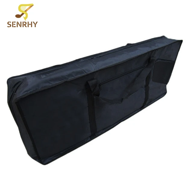 Black 61 Key Piano Keyboard Case Bag Electronic Music Carry Oxford Black 61 Key Piano Keyboard Case Bag Electronic Music Carry Oxford Cloth Tote