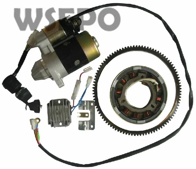 186F electric start accessory kit
