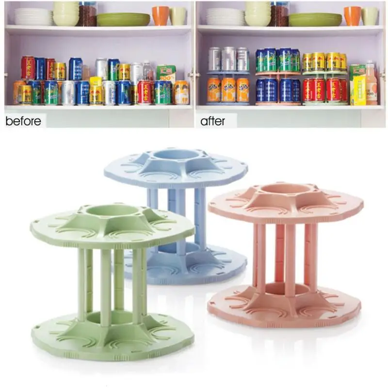 360 Degree Storage Rack Kitchen Spice Jar Condiment Bottles Tray Drink Organizer Rotating Beverage Holder Dining S3 | Дом и сад